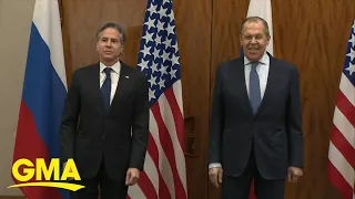 US negotiates for diplomatic solution to Russia-Ukraine crisis l GMA