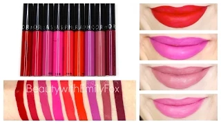 Sephora Cream Lip Stain + Lip Swatches - Beauty with Emily Fox