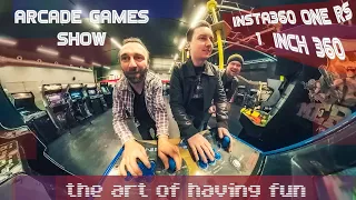 Arcade Games Show shot with Insta360 ONE RS 1-Inch 360
