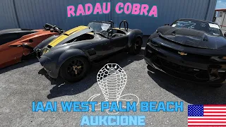 COBRA , Porsche 911, Corvette, BMW M8 IAAI WPB AUKCIONE ! Miami Terminalas