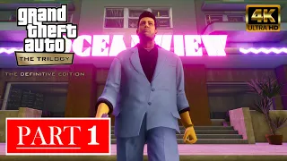 GTA Vice City Definitive Edition Gameplay Walkthrough Part 1 [4K 60FPS] - No Commentary