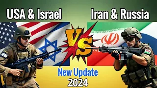 Iran Russia Vs USA Israel military power comparison 2024 | SZB Defense