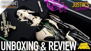 General Grievous The Clone Wars Sideshow Collectibles Unboxing & Review