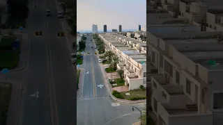 Drone View Bahria Villas in Bahria Town Karachi