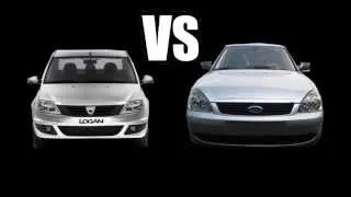 Lada Priora VS Renault Logan (0-100KM/H)