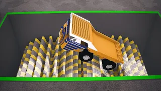 Giant Shredder vs Vehicles | Teardown