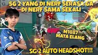 SG 2 DI NERF!?? PAKE SKIN INI AUTO GA ADA OBAT M1887NYA!! JARAK JAUH BISA HEADSHOT GA TUH 😱