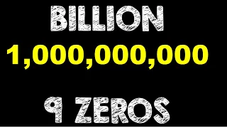 Numbers of zeros in  Million , Billion, Trillion and more ? How many zeros in Million, Billion ?