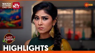 Vontari Gulabi - Highlights of the day | Watch full EP only on Sun NXT | 02 May 2024 | Gemini TV