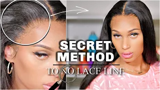 How To Make Your Wig Install Hairline MELT| NO BABY HAIRS