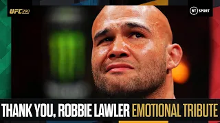 GOOSEBUMPS 🐐 Thank You, Robbie Lawler 😮‍💨 Legendary Tribute For Iconic UFC Career 🔥