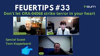 [Feuertips #33] Don't let ORA-04068 strike terror in your heart.