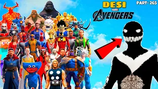 DESI Avengers Beats Evil Black Monster and Gangsters in GTA 5 | GTA V#265
