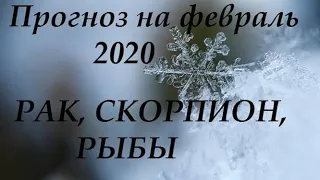 Что ждёт в феврале? Рак, Скорпион, Рыбы. Таро прогноз на февраль