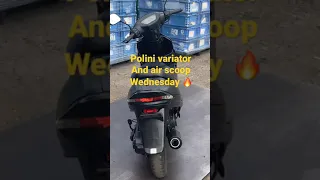 Polini variator + air scoop coming 😁