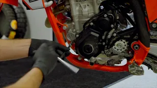 How to change oil on your @KTM  | Dennis Kirk Tech Tips