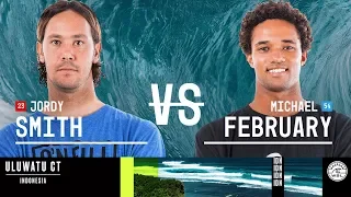 Jordy Smith vs. Michael February - Round Three, Heat 3 - Uluwatu CT 2018