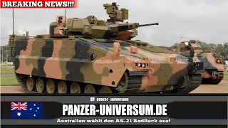 Australien ist gegen den Deutschen KF41 Lynx & kauft 129 AS-21 Redback IFV aus Süd-Korea!