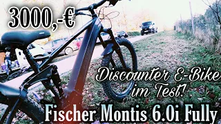 10 Meter Road Gap mit einem Discounter E-Bike?? | FISCHER MONTIS 6.0i Fully im Test