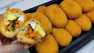 WOW ENAK BANGET SEUMUR HIDUP BARU TAU KENTANG DIBUAT SEPERTI INI KROKET KENTANG