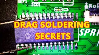 HOW TO DRAG SOLDER SOIC CHIP
