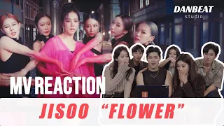 [ENG SUB] JISOO(지수) 'FLOWER' M/V REACTION - DANBEAT STUDIO