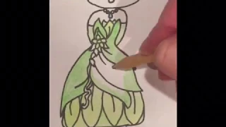 HOW TO DRAW "CUTE" TIANA (PRINCESS & THE FROG)!