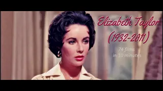 Elizabeth Taylor, 74 films in 10 minutes