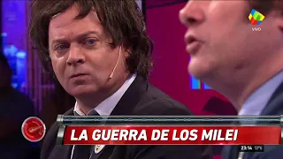 "La guerra de los Milei" hizo reír a todo "Intratables"