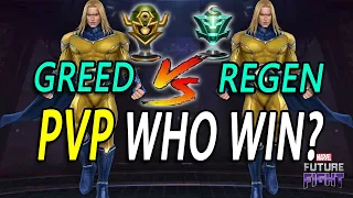 T3 Sentry [Greed] Vs T3 Sentry [Regen] 👉 Timeline Auto + Manual - Marvel Future Fight