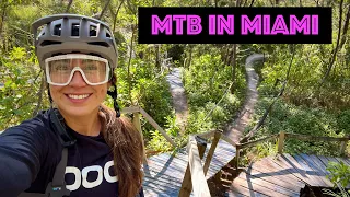 You wouldn't believe the MTB trails I found in Miami Beach, FL | Virginia Key