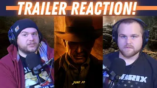 Indiana Jones 5 TRAILER REACTION!!! | James Mangold | Harrison Ford | Antonio Banderas | June 30th