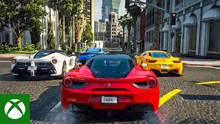 GTA 6 Graphics - RTX 3090 8k Resolution! NEWEST Ferrari Gameplay & RAY-TRACING GTA V PC MOD