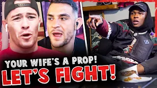 Colby Covington GOES OFF on Dustin Poirier & his WIFE! Israel Adesanya LIVE REACTION to Conor's leg!