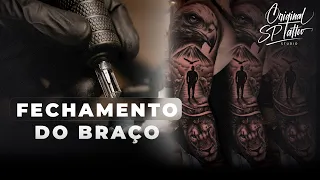 FECHAMOS UM BRAÇO DE TATTOO EM UM DIA - Original SP Tattoo