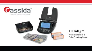 Cassida TillTally™ - Professional Bill & Coin Counting Scale