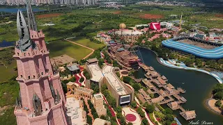 Aerial View of China Wonderland Park | 4K | Haikou Hainan China