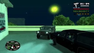 GTA SA: First time stealing Patriot from Easter Basin Naval Base turned out Great!