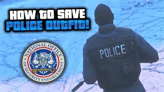 GTA Online: How To EASILY Save The POLICE OUTFIT SOLO!