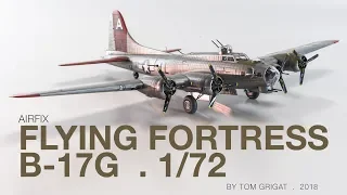 Airfix Flying Fortress in motion - stop motion