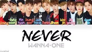 Wanna One (워너원) - Never (워너원 Ver.) [HAN|ROM|ENG Color Coded Lyrics]