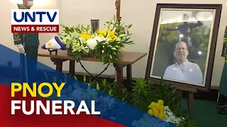 Mga kaibigan, kaalyado, at ex-Cabinet members ni PNoy, dumalo sa private funeral sa Heritage Park