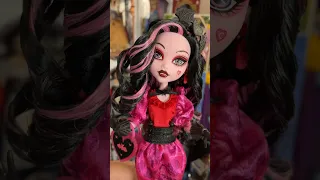 💖Restyling 'Love Edition' Howliday Draculaura Monster HighDoll💖 #monsterhigh #dolls #hairtutorial