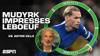 Frank Leboeuf was IMPRESSED by Mykhailo Mudryk vs. Aston Villa | ESPN FC