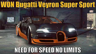 WON Bugatti Veyron Super Sport NFS NO LIMITS | Xtreme Racing Championship Special Event 2021