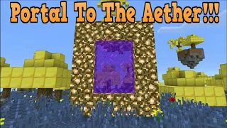 what's inside the Aether portal in Minecraft (texture pack)