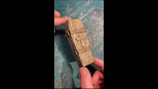 How to Make a Realistic Miniature Coffin!! #shorts #youtubeshorts