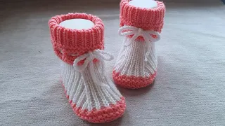 Another not complicated booties / For ages 6-9 months