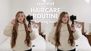 my HAIRCARE ROUTINE for long hair | + my tips on growing out your hair