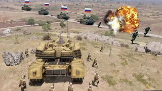 Russia's newest tanks made from used tin cans were powerless against German tanks in